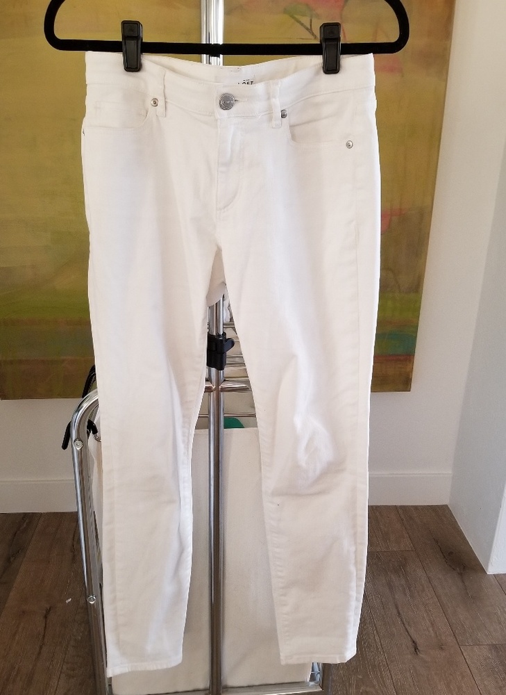 LOFT white jeans